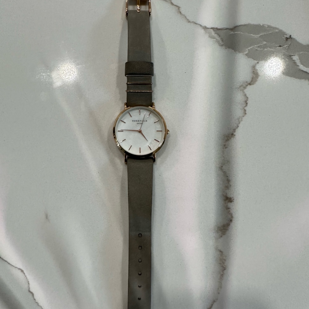 Rosefield Watch with Mother of Pearl Face